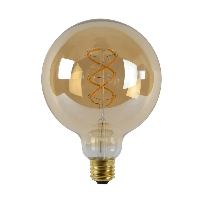 Lucide LED Filament Bulb E27 G125 Clear - 1300lm 2700K - Dimmable