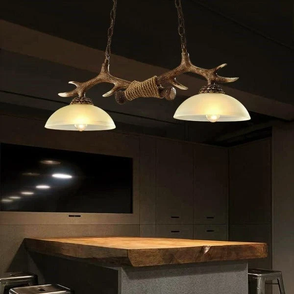 Suspension Industrielle 2 Lampes
