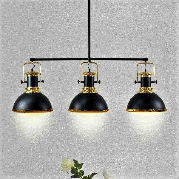 Suspension Industrielle 3 Lampes