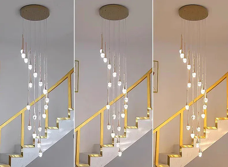 Grande suspension pour haut plafond