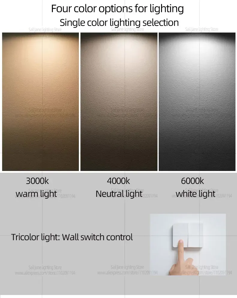 Lustre suspensions en anneaux noirs LED