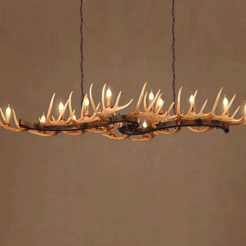Lustre Geant en Bois