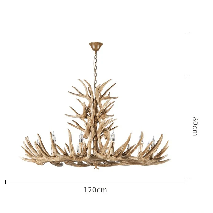 Lustre Geant en Bois