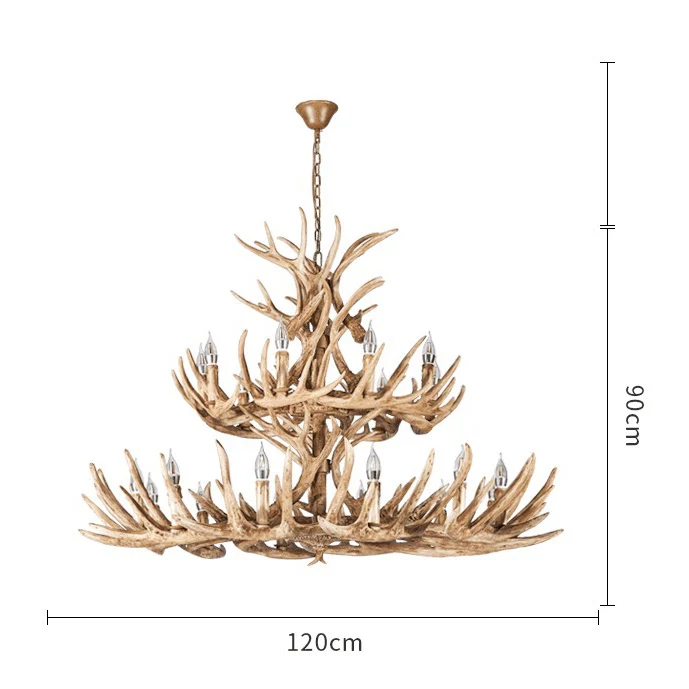 Lustre Geant en Bois