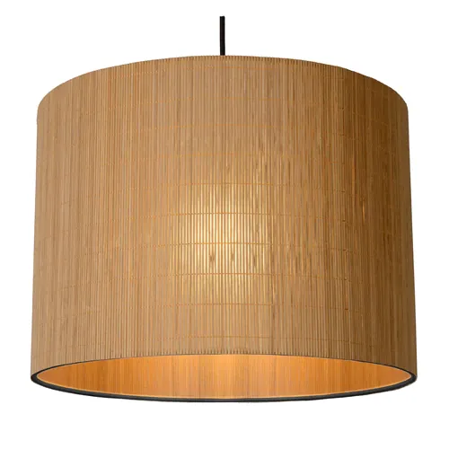 Suspension luminaire en bambou