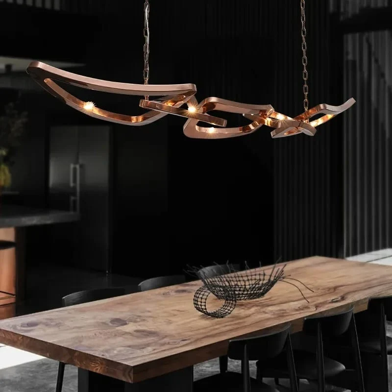 Suspension Cuivre Design Salle A Manger