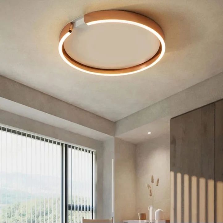 Plafonnier Salon Cuivre Dimmable