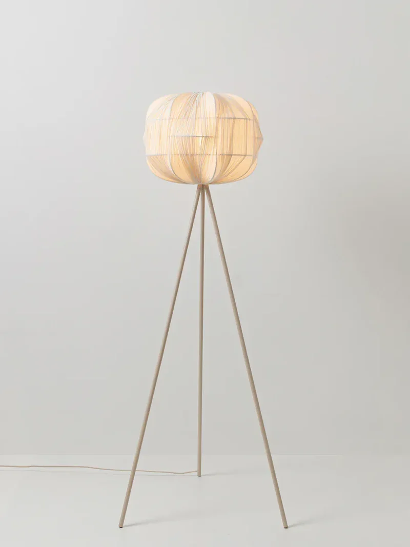 Lampadaire lin salon