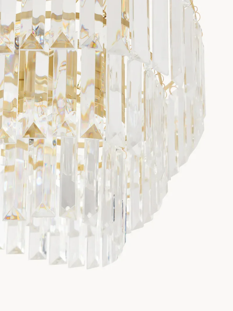 Petit plafonnier luminaire verre luxe
