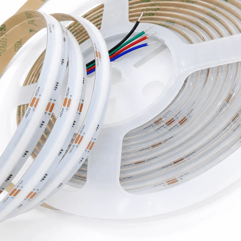 Ruban LED COB RGB 24V 14W/m IP20 576LED/m