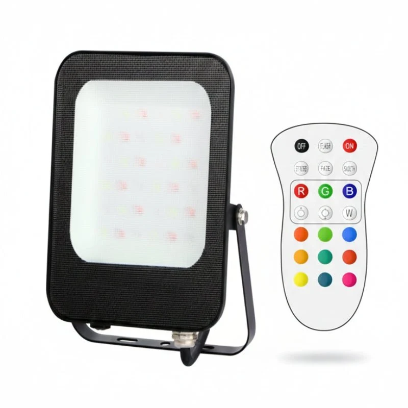 Projecteur RGB LED Extérieur 100W IP65 120lm/W Gris