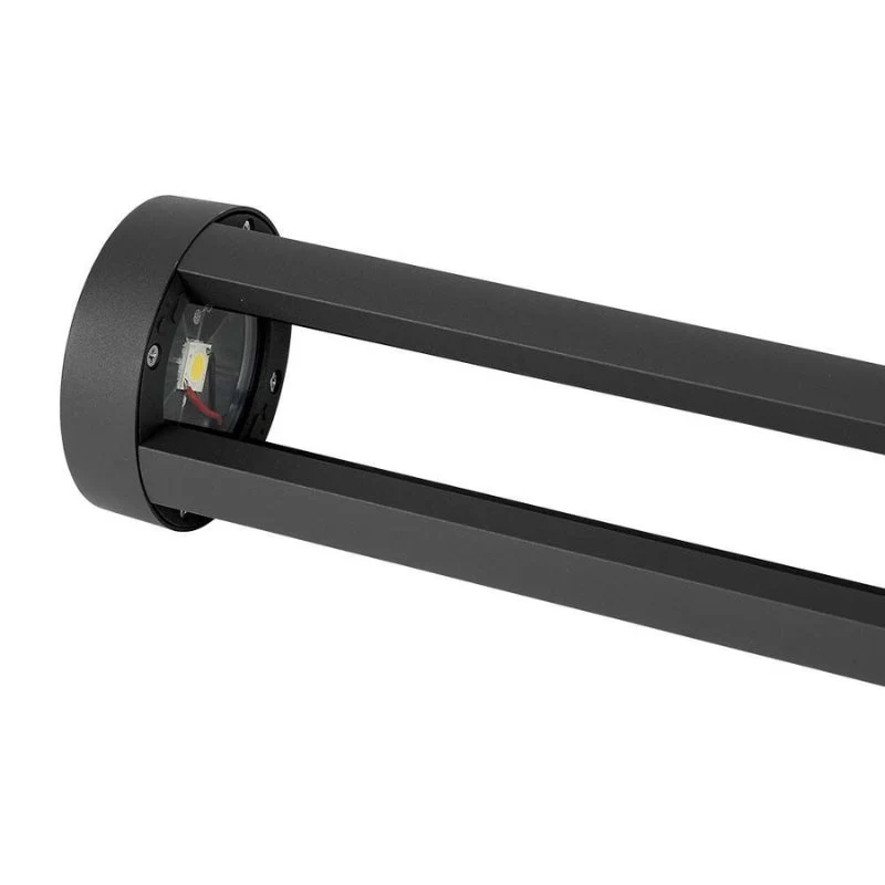 Borne Extérieure LED Design 80cm 220V IP65 Noir 10W