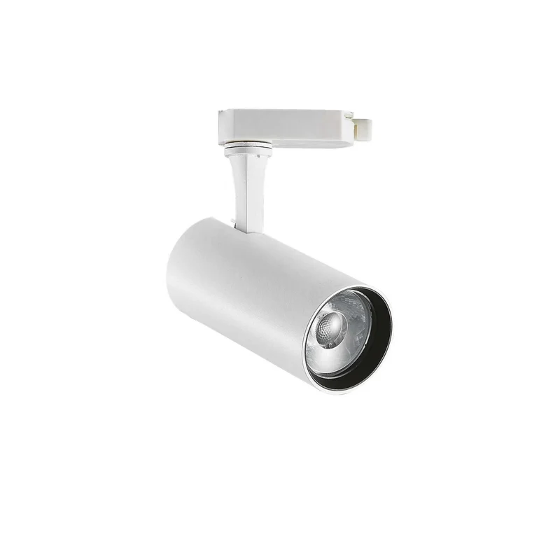 Spot sur rail 3 allumages FOX 15W 3000K blanc ou noir dimmable