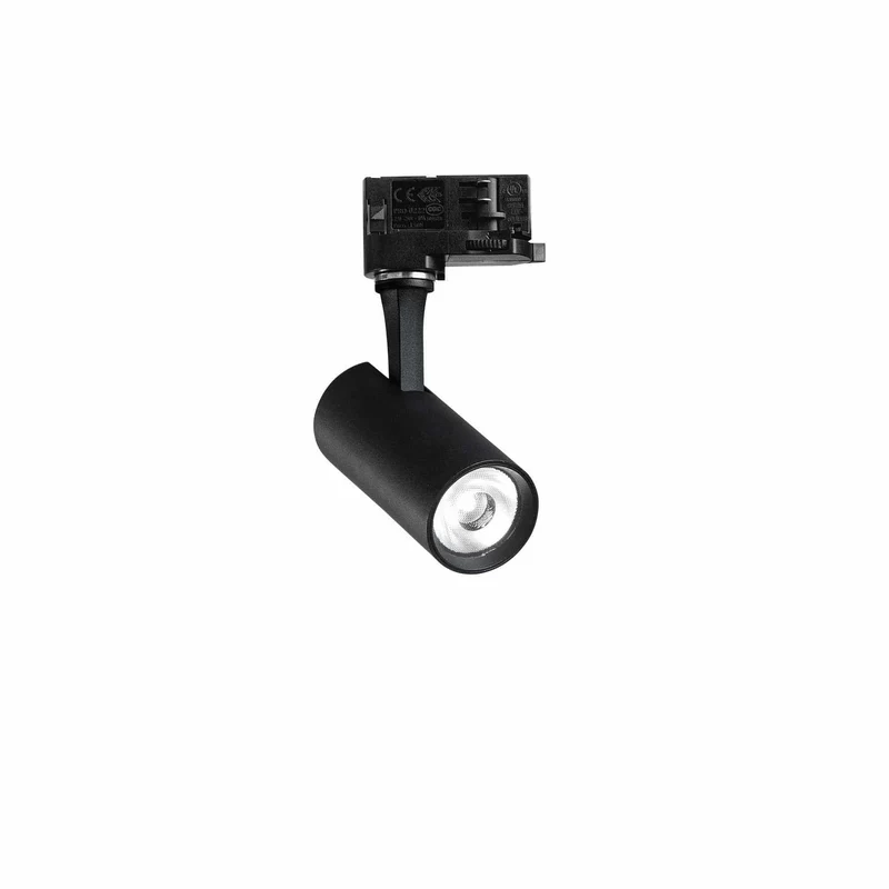 Spot sur rail 3 allumages FOX 8W blanc ou noir dimmable