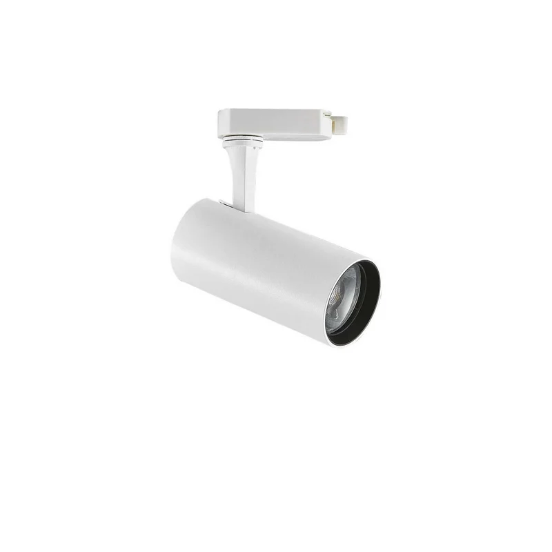 Spot sur rail 3 allumages FOX 8W 3000K blanc, noir ou laiton