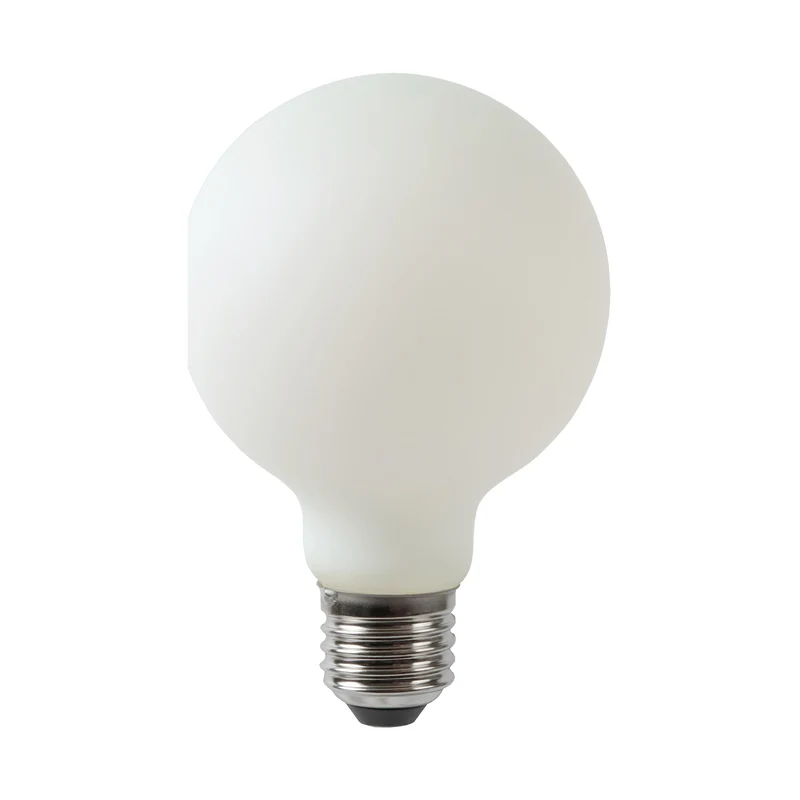 Lucide LED Filament Bulb E27 G80 Opal - 500lm 2700K - Dimmable