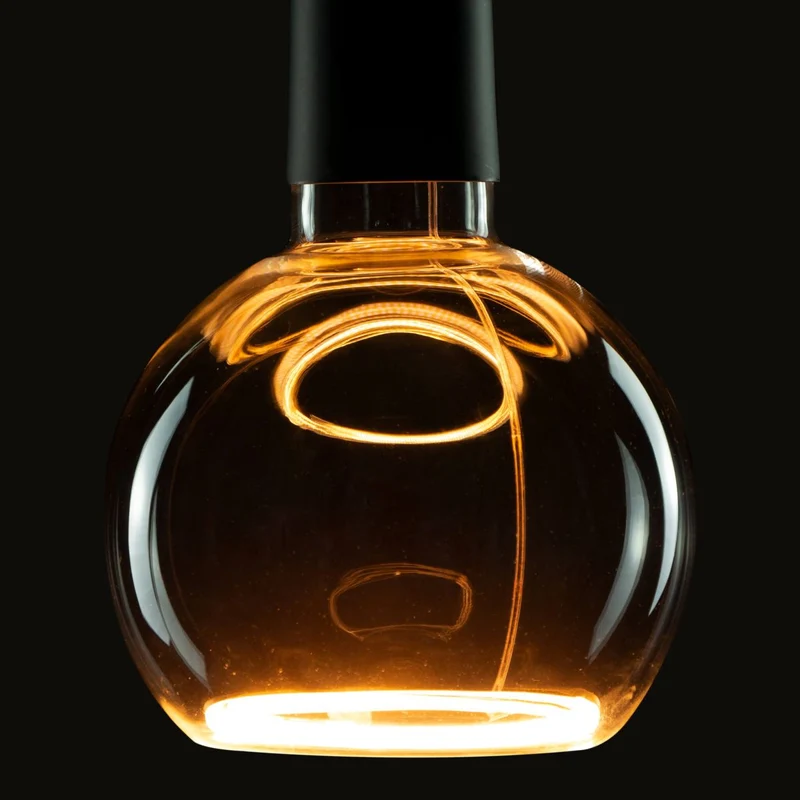 Segula Floating LED Globe E27 G200 Clear - 350lm 2200K - Dimmable