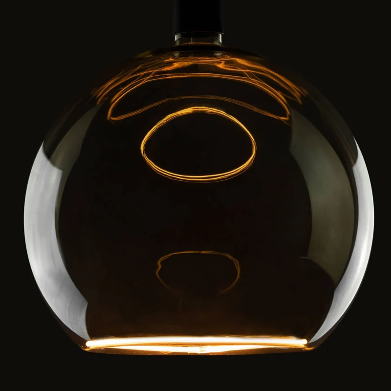Segula Floating LED Globe E27 G125 Smokey-Grey - 220lm 1900K - Dimmable