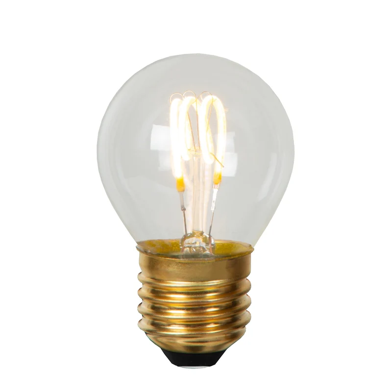 Lucide LED Filament Bulb E27 G45 Clear - 210lm 2700K - Dimmable