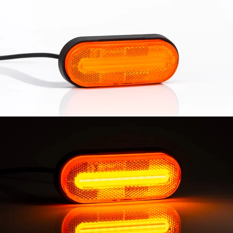 Feu de position latéral Fristom Ambre avec bande LED