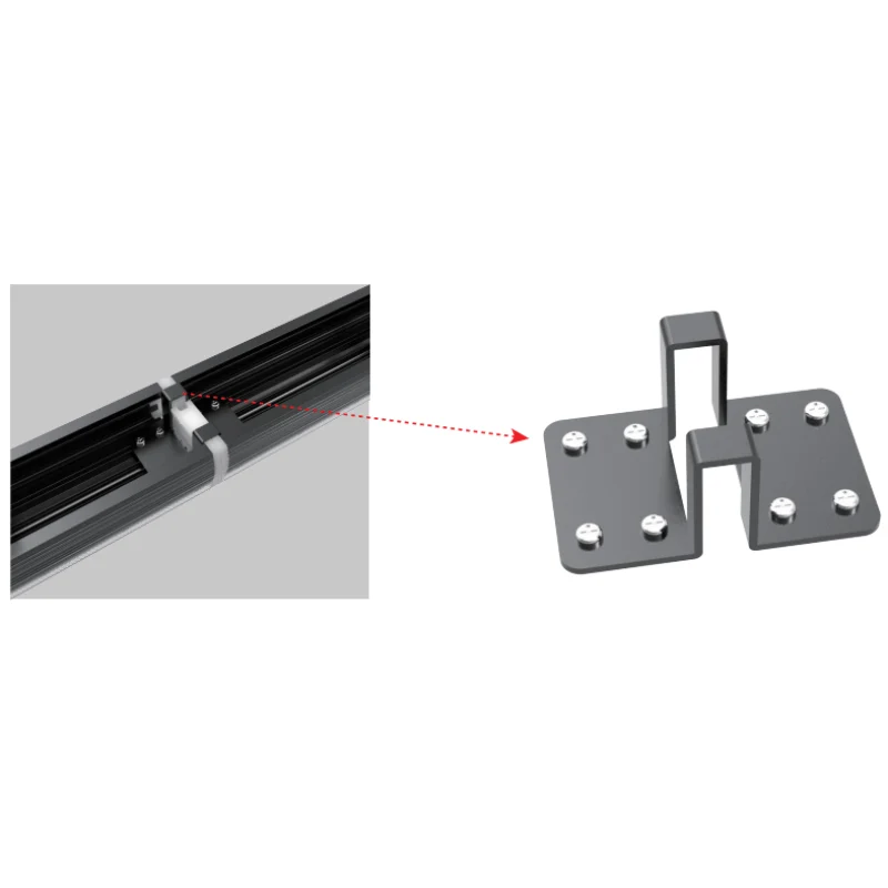 Pack de 10 - Suspension Linéaire LED 120cm 40W 130lm/W Interconnectable CCT Noir - 3000K/4200K/6400K