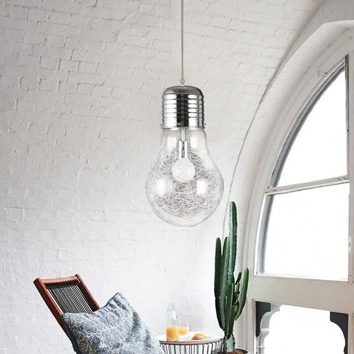 Suspension Industrielle Ampoule