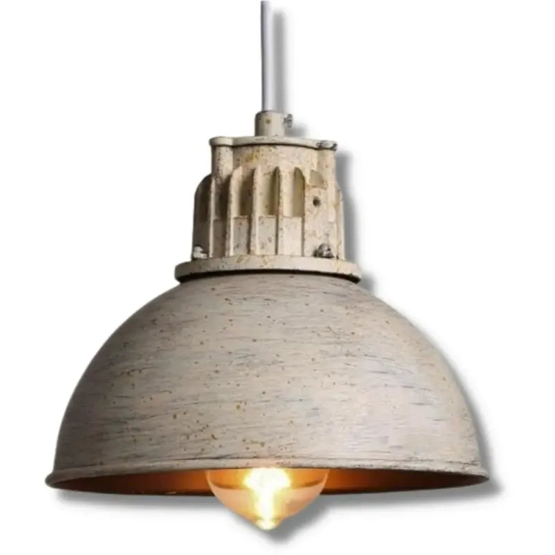 Suspension Industrielle Blanche