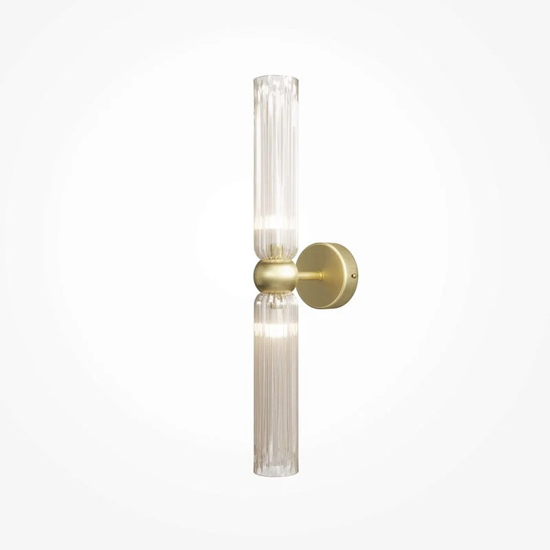Luminaire Mur Moderne Verre Cognac