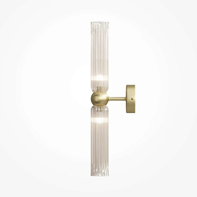 Luminaire Mur Moderne Verre Cognac