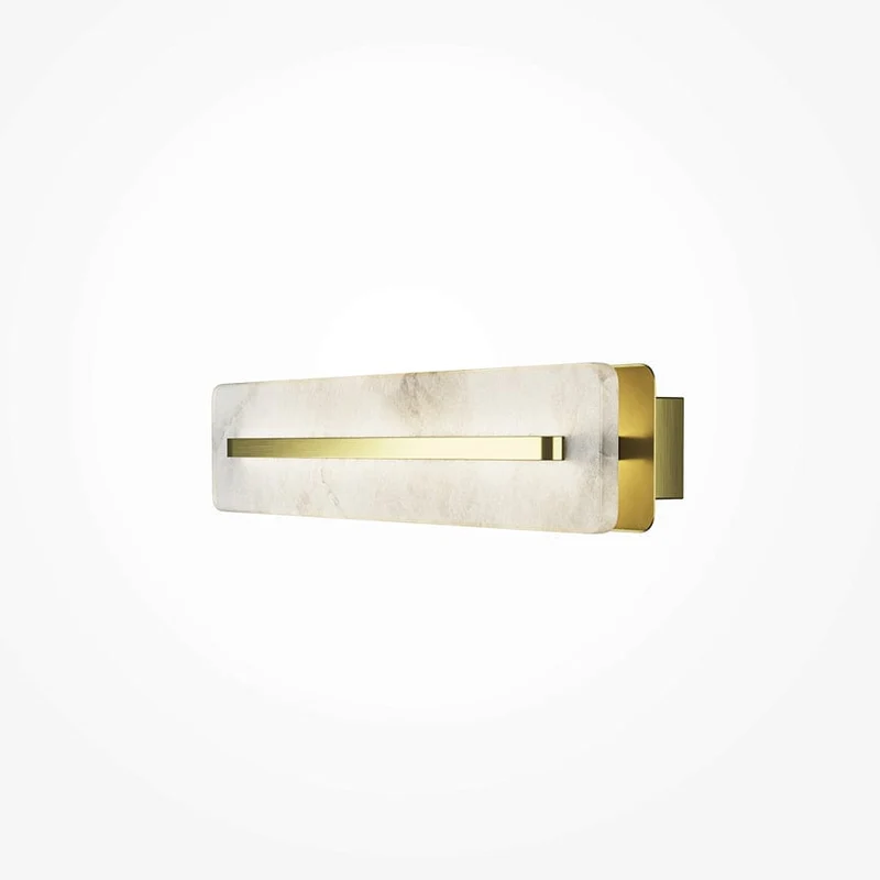 Barre LED Design Marbre Blanc
