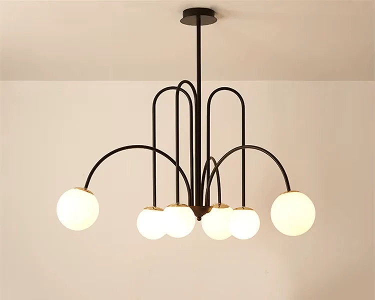 Lustre Noir et Blanc Scandinave