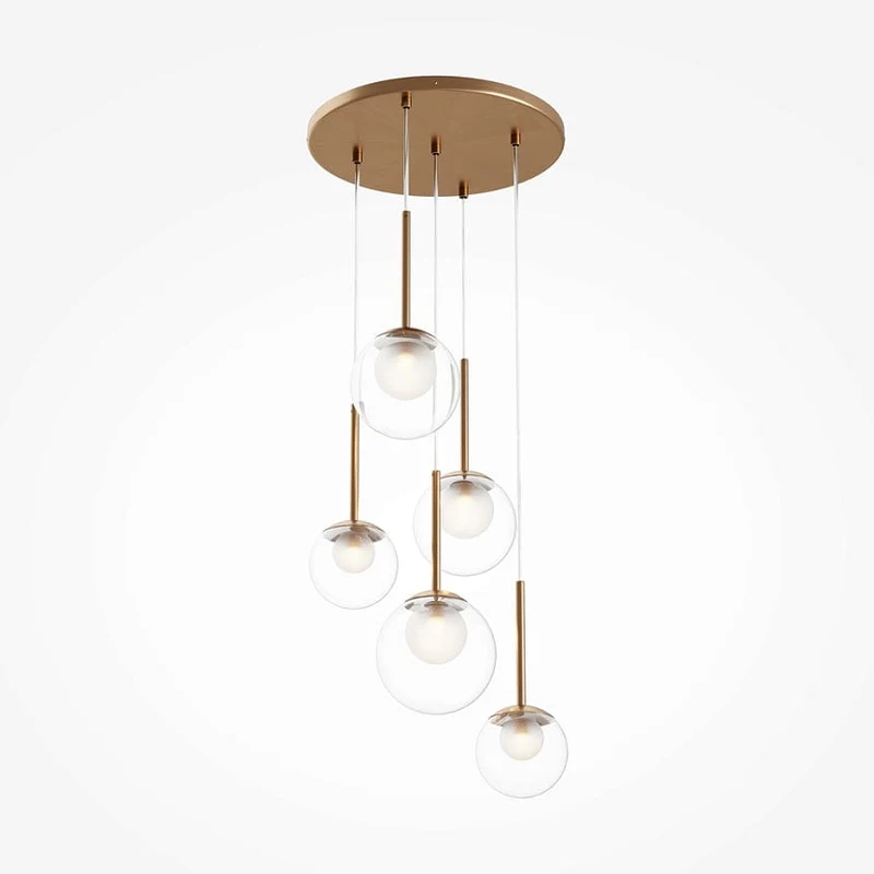 Lustre de Salon Boules en Verre