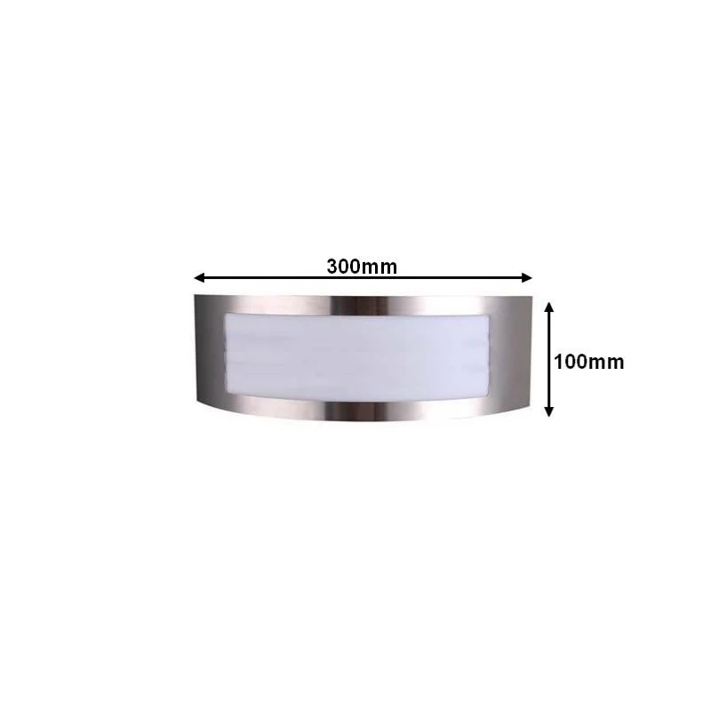 Applique Murale Aluminium LED IP44 pour Ampoule E27
