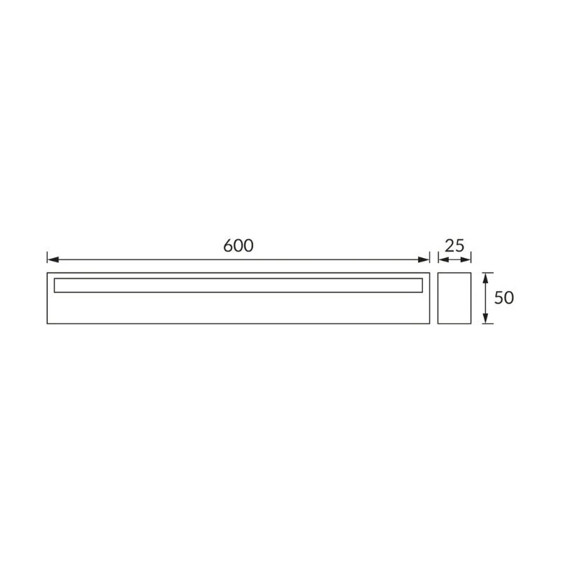 Applique Murale LED SMD 14W IP44 Noir