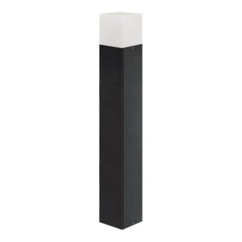 Borne de Jardin Noire 50cm IP44 pour Ampoule E27