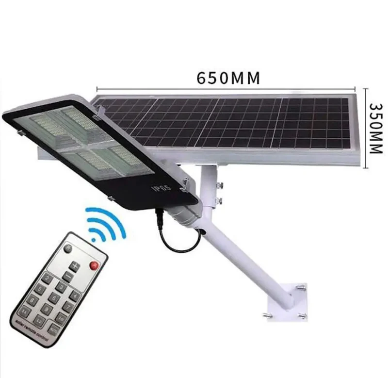 Rock Solid Solar Flood Lights With Pole, Blazing LED Street Light For Driveway And Garage, Weatherproof IP65, Easy Adjust Mount, Massive Runtime Security Beacon To Light Up The Block