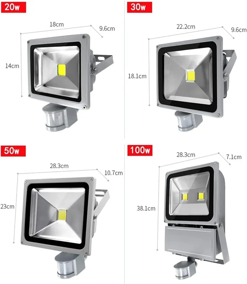 Hardcore Outdoor Led Flood Light With Passive Infrared Motion Sensor And Warm White Glow The Badass Security Spotlight For Backyards Driveways And Patios Built Top Shelf And Ready For Any Mission