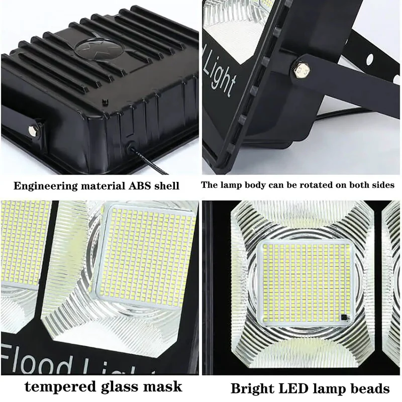 Heavy Duty Solar Flood Light With Motion Detection And Rugged Ip65 Waterproof Housing For Yard Protection, Top Shelf Led Chips Draw Sunlight Quick To Pump Out Bright Illumination All Night Long