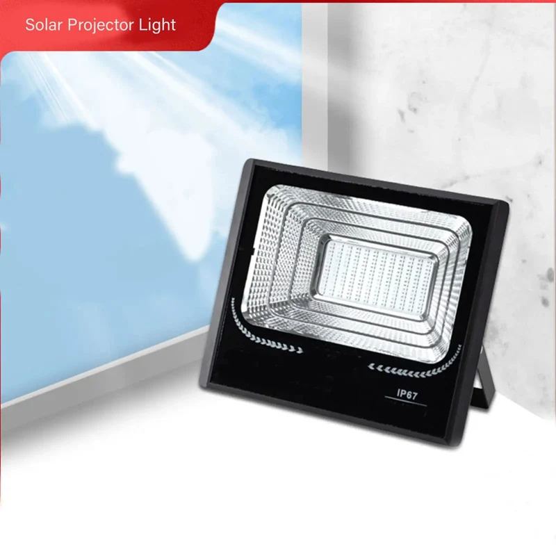 Outdoor Solar Flood Light With Remote Control And Dusk To Dawn Sensor Waterproof Security Spotlight Built Tough For Yards And Patios No Sweat Setup Screams Bright All Night Long