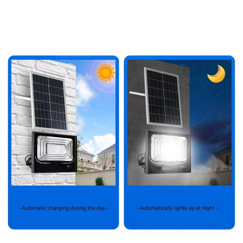 Outdoor Solar Flood Light With Remote Control And Dusk To Dawn Sensor Waterproof Security Spotlight Built Tough For Yards And Patios No Sweat Setup Screams Bright All Night Long