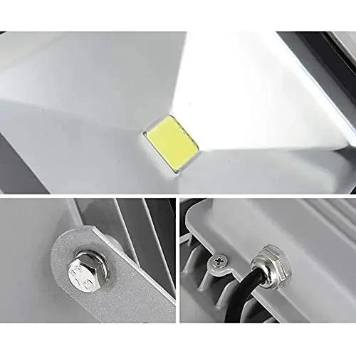 Hella Bright Badass Heavy Duty Rechargeable LED Floodlight 20W Outdoor Security Light IP65 Waterproof Searchlight Work Lamp With Long Battery Life For Street Landscape And Yard Projects