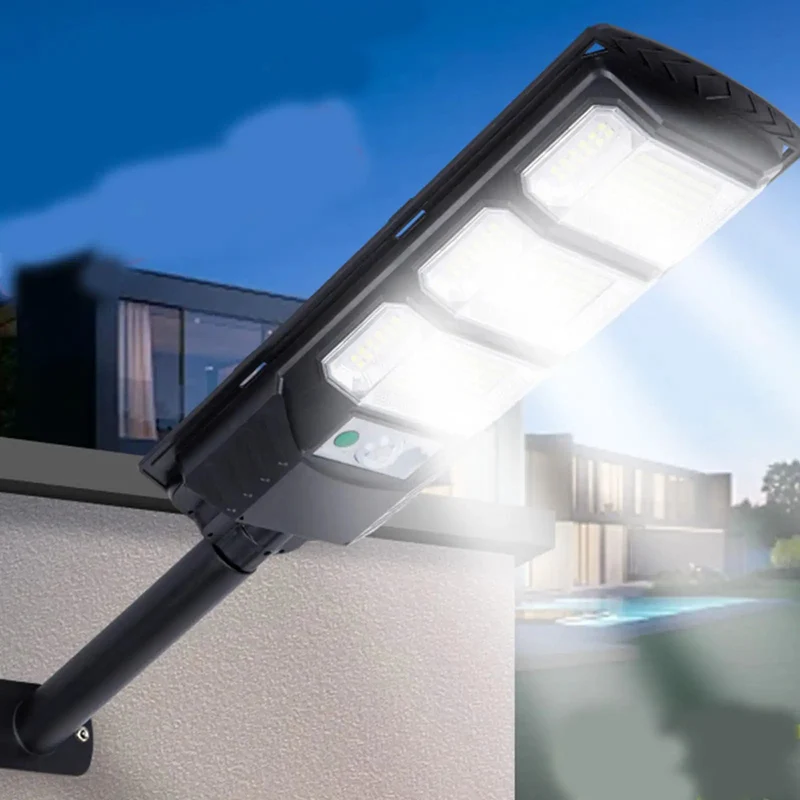 Hella Bright 400W Solar Flood Lights Heavy Duty Outdoor Security Beacon With Kickin Motion Sensor Wide Angle PIR Lighting For Driveways Backyards And Parking Lots No Hassle Installation Guaranteed