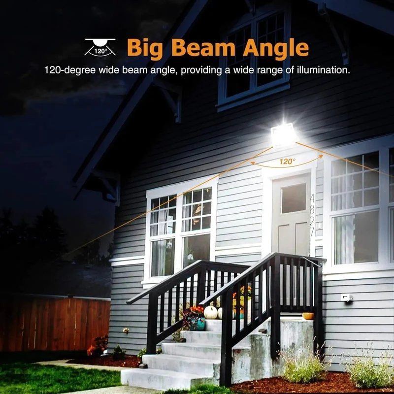 Hella Bright Heavy Duty Led Flood Lights For Outdoor Security Lighting Ip65 Waterproof Spotlights With Three Color Settings Simple Hook Up For Backyards Driveways Fences And Barns