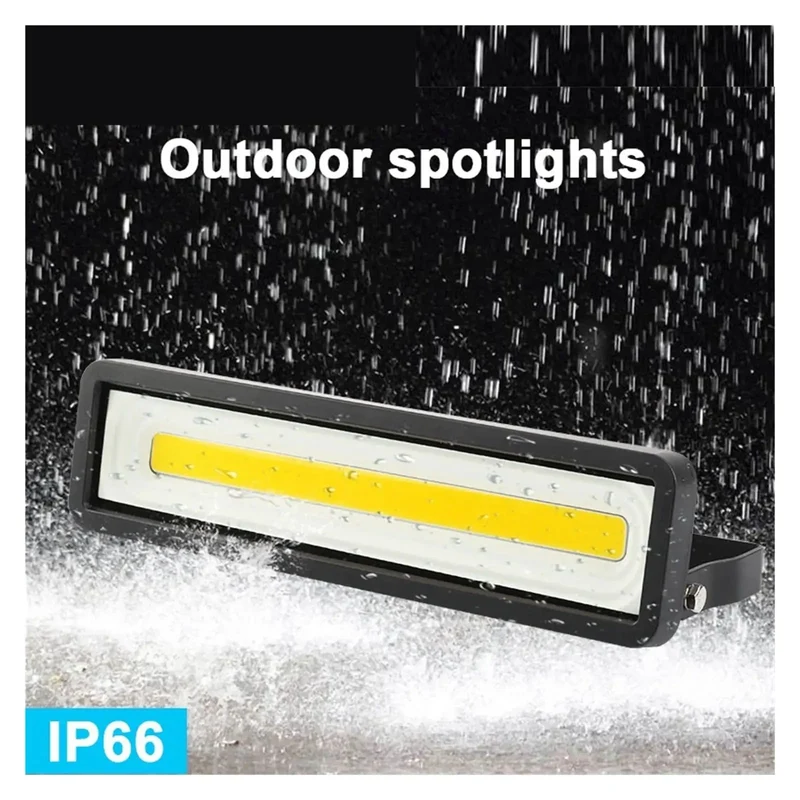 Tough As Nails 50W Led Flood Light Ip65 Waterproof Outdoor Wall Lamp For Garden Yard Project Crisp White Solid Build Fixture Lights Up Patios And Warehouses