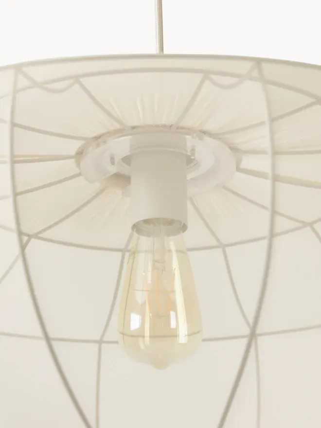 Suspension Tulle Rouge Vin