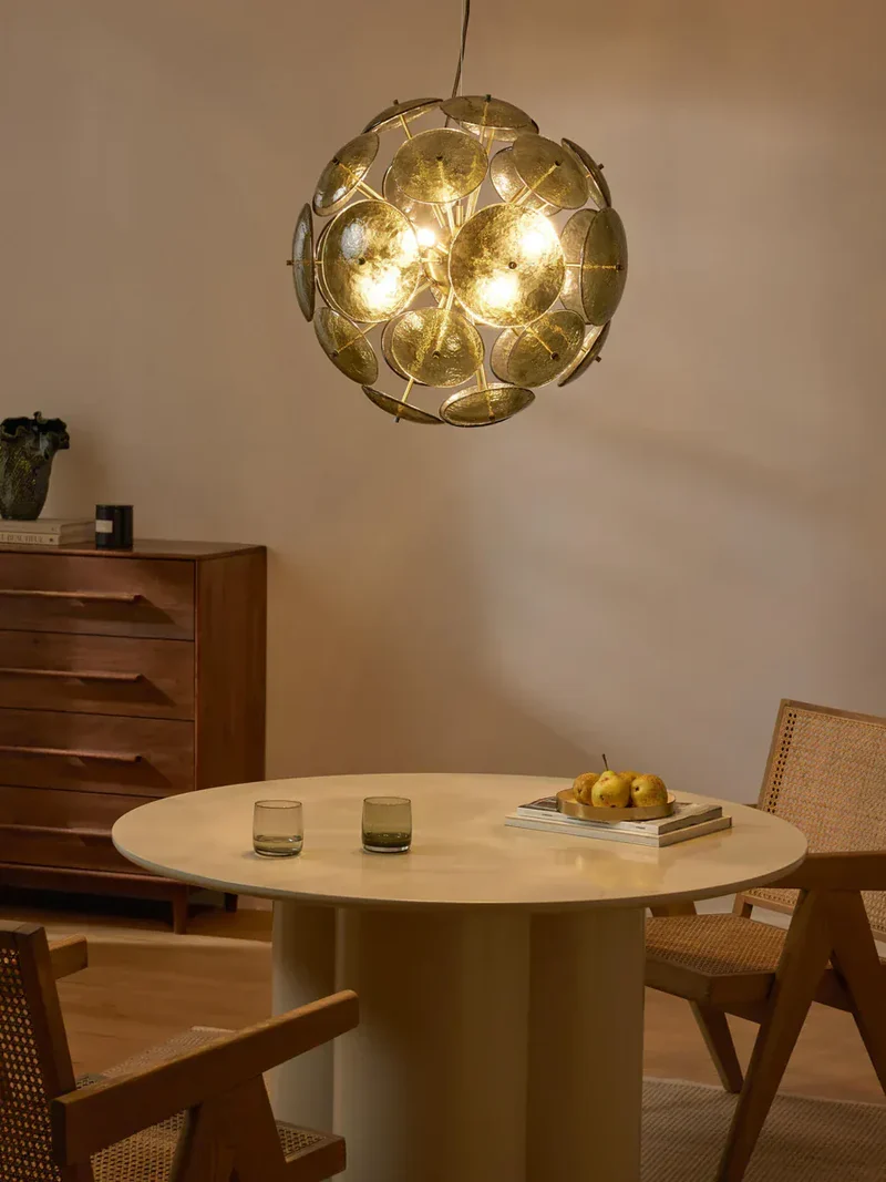 Lustre Verre Vert
