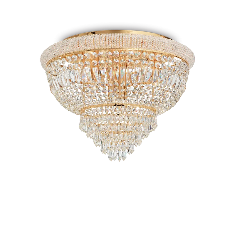 Plafonnier pampilles luxe