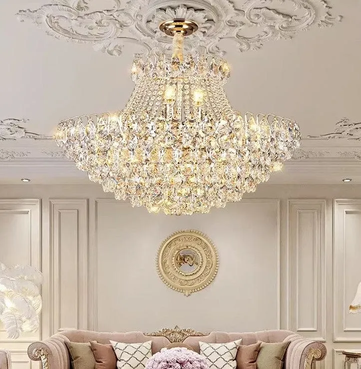 Lustre Luminaire Rond Cristal