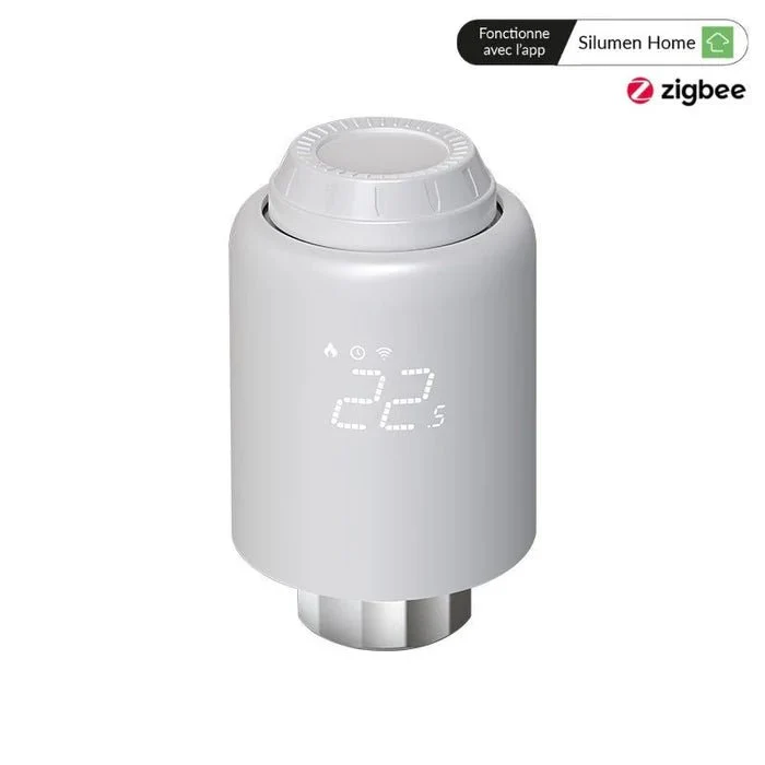 Kit 4 Têtes Thermostatiques Connectées + Passerelle ZigBee Ethernet