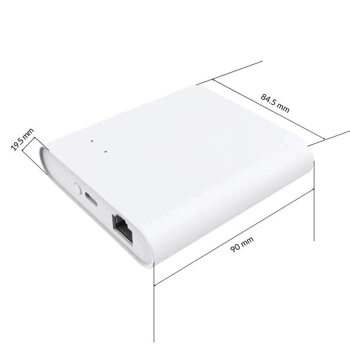 Kit 4 Têtes Thermostatiques Connectées + Passerelle ZigBee Ethernet